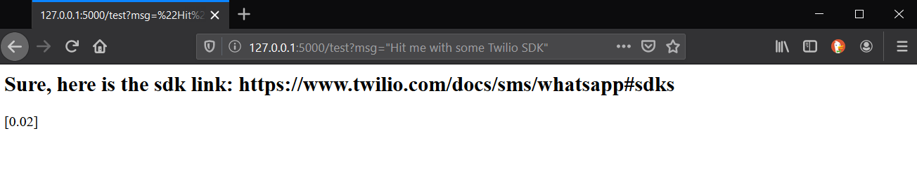 web browser chat demo